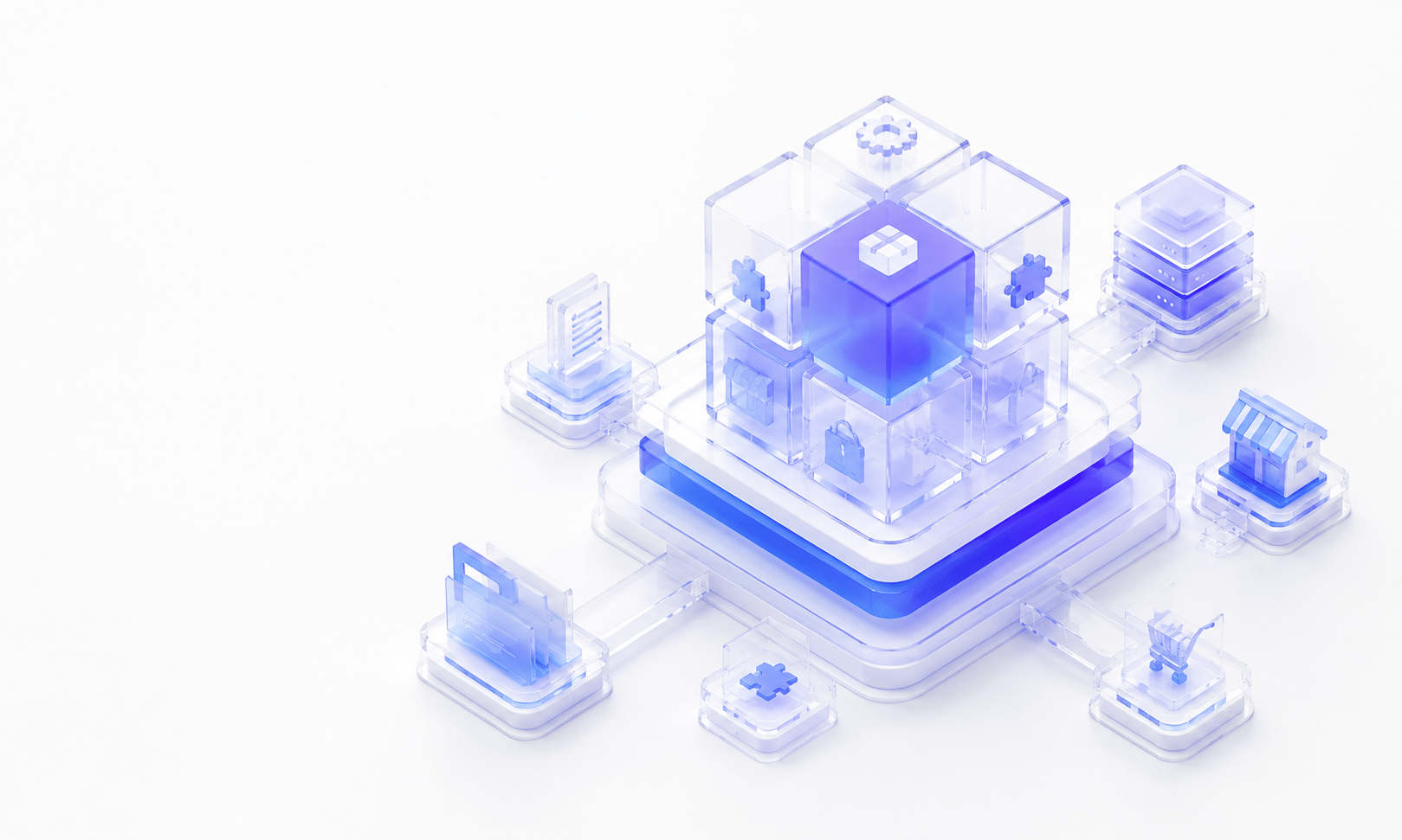 Jiffoo modular commerce platform blocks